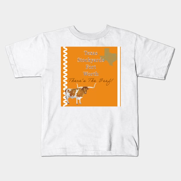 Ft Worth Kids T-Shirt by Jadenkai